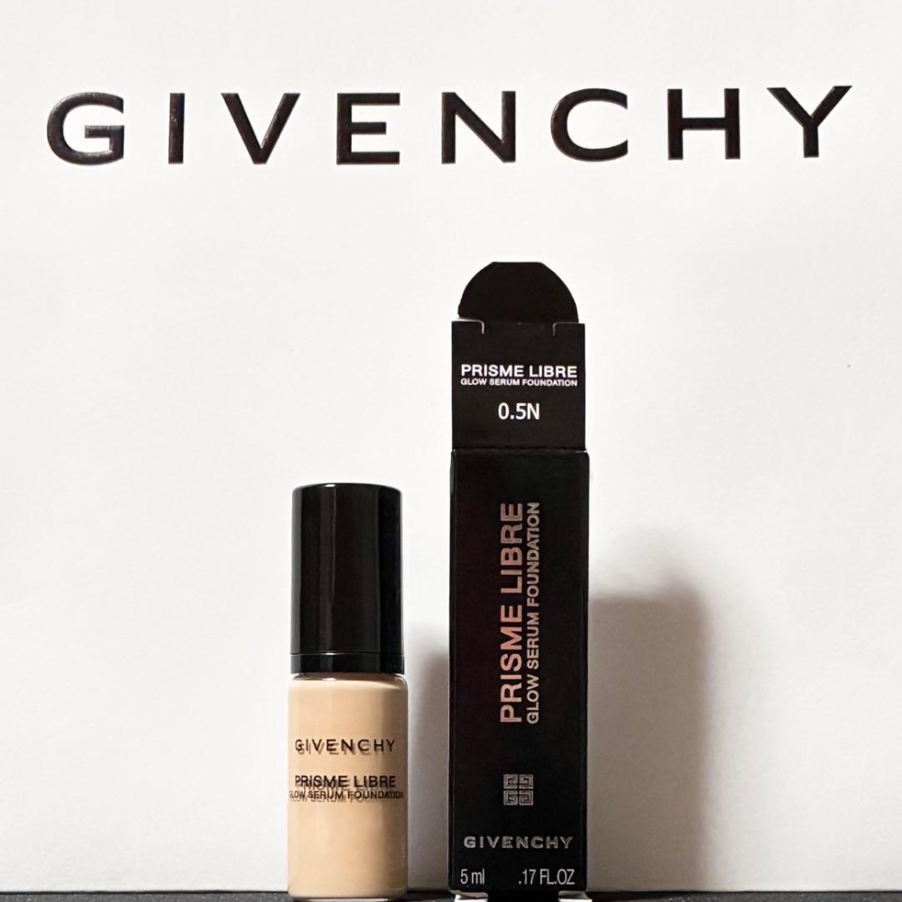 Givenchy Prisme Libre Glow Serum Foundation 5ml #0.5N ,Givenchy Prisme Libre Glow Serum Foundation ราคา , Givenchy Prisme Libre Glow Serum Foundation รีวิว